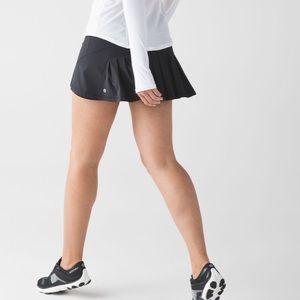 Lululemon Circuit Breaker Skirt, Black, 10, EUC